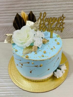 Chocolate Filled Vanilla Cakes