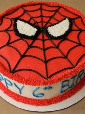 Spiderman Cream Cake