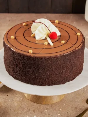 Butterscotch Cherry Topped Cake