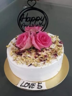 Floral Anniversary Cakes