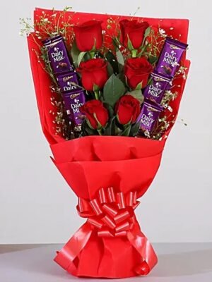 Boque With chocolate