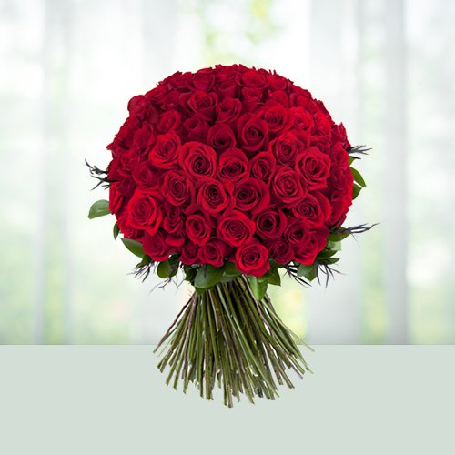 100 Red Roses For Love