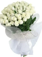 White Roses Boque