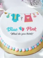 Girl or Boy Baby Shower Poster Cake (Half Kg)