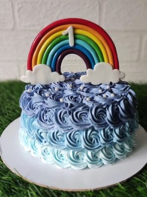 Theme Rainbow cakes