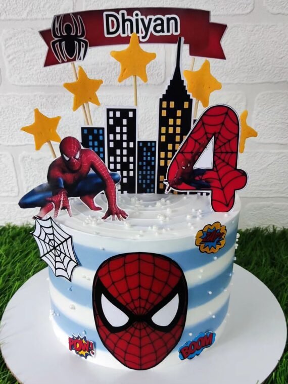 Theme Spiderman Cakes