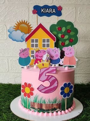 Pepapig theme cakes