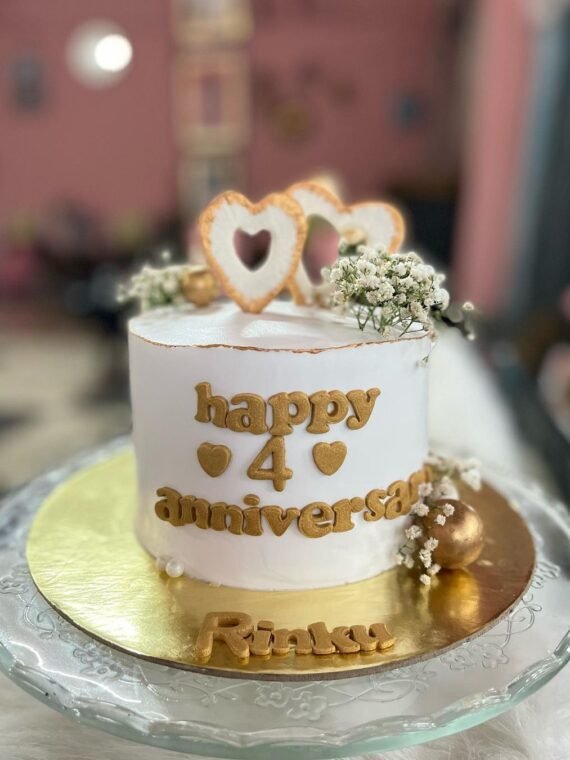 Homemade Anniversary Special Cake